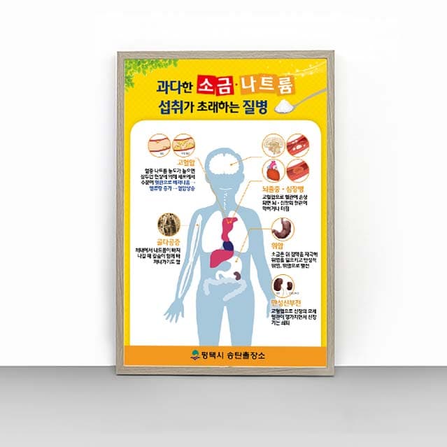 [C4-015] 과다한 소금/나트륨 섭취가 초래하는 질병 판넬